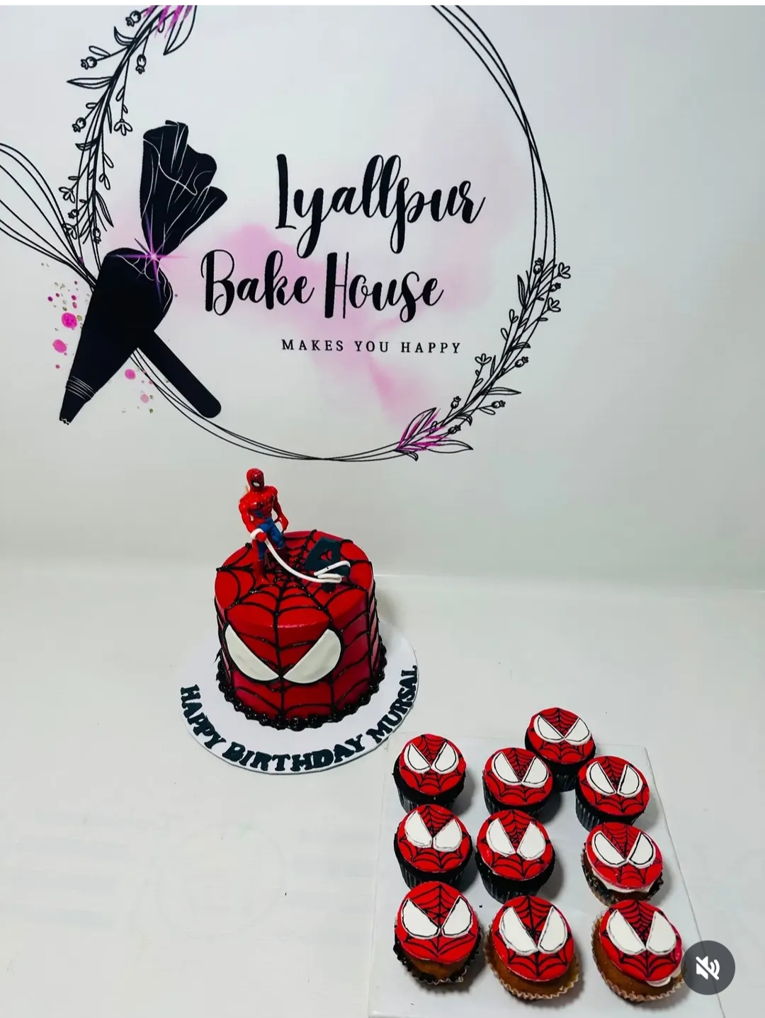 Spiderman 2 pound cake